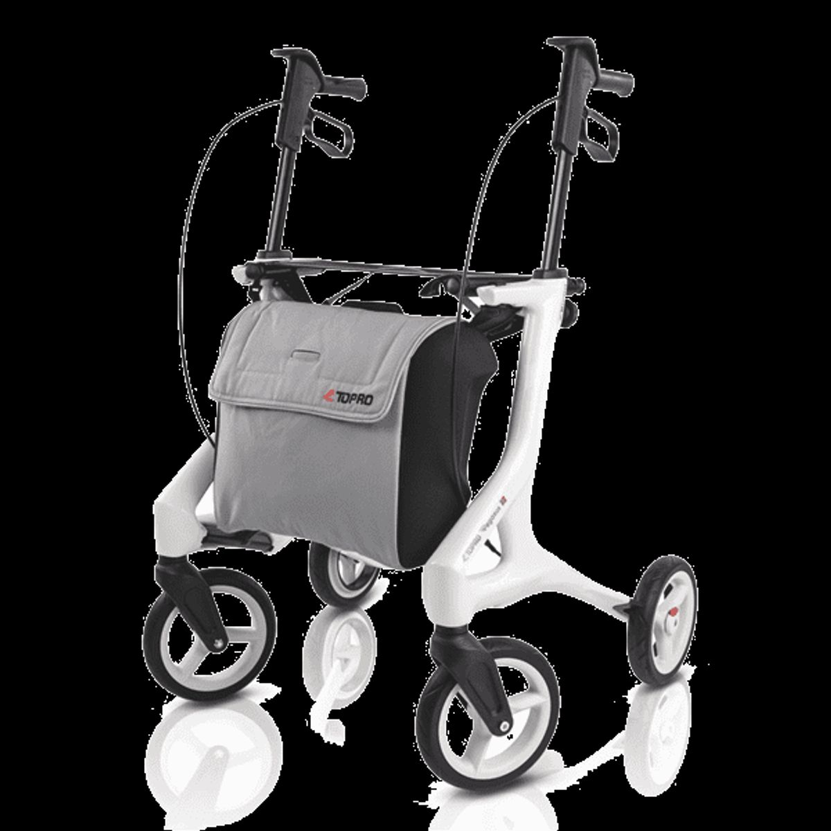 Pegasus Rollator Carbon - Hvid