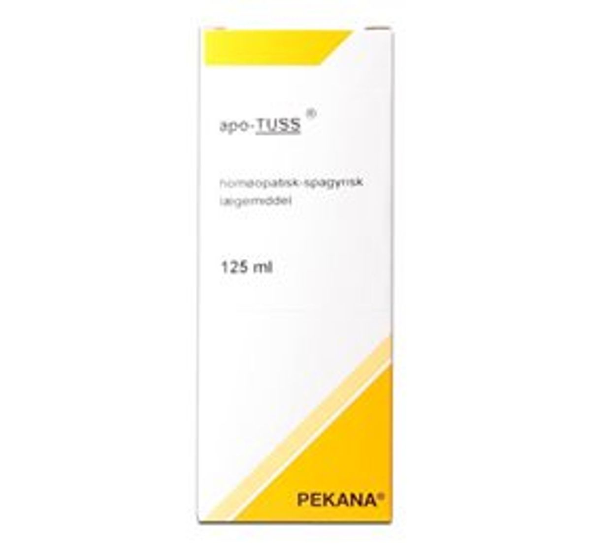 Pekana Apo tuss hostemixtur &bull; 125ml.