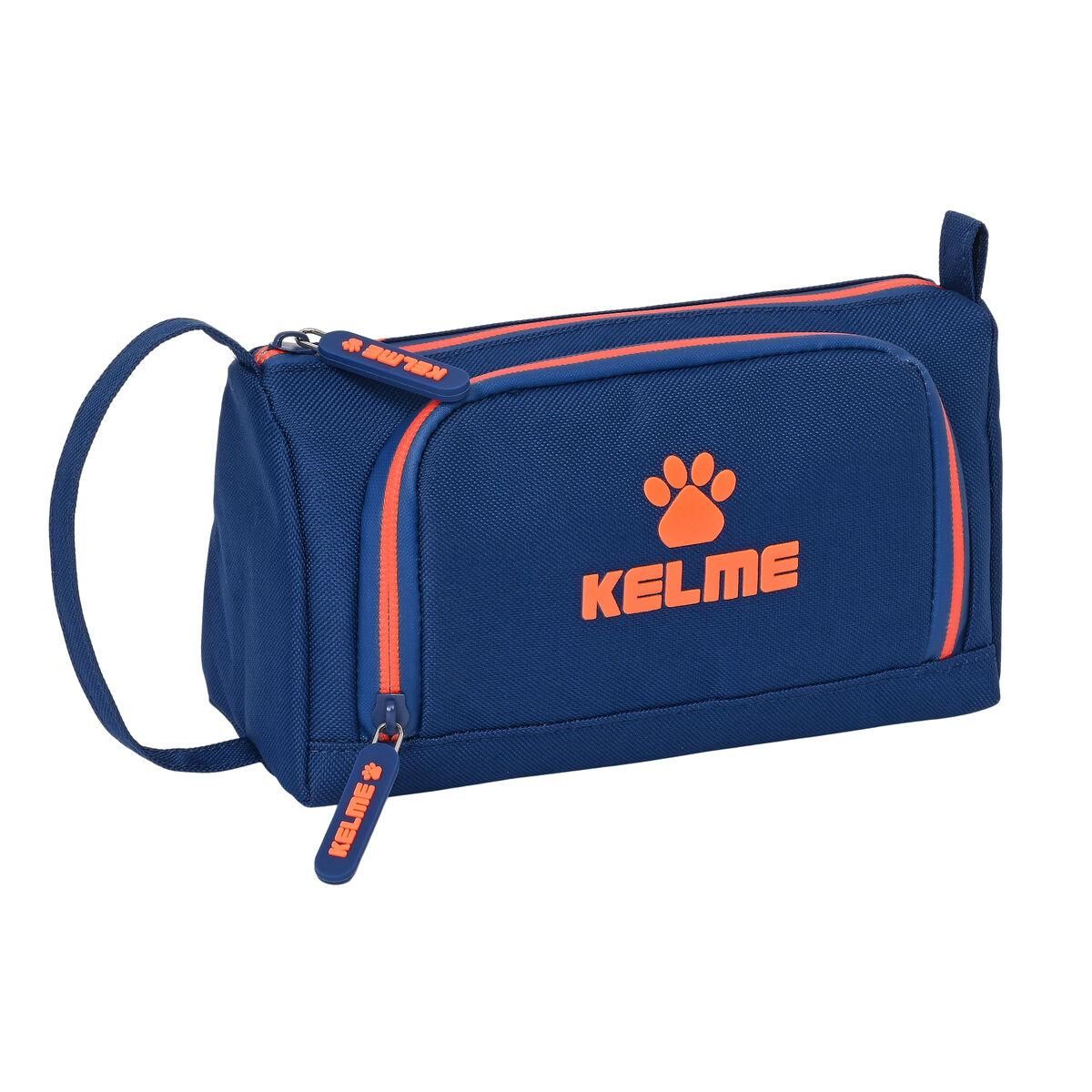 Penalhus Kelme Navy blue Orange Marineblå 20 x 11 x 8.5 cm