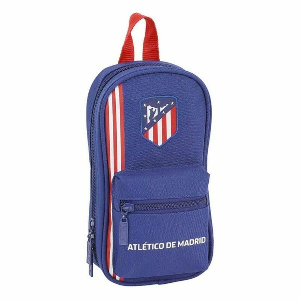 Penalhus rygsæk Atlético Madrid In blue Marineblå 12 x 23 x 5 cm (33 Dele)