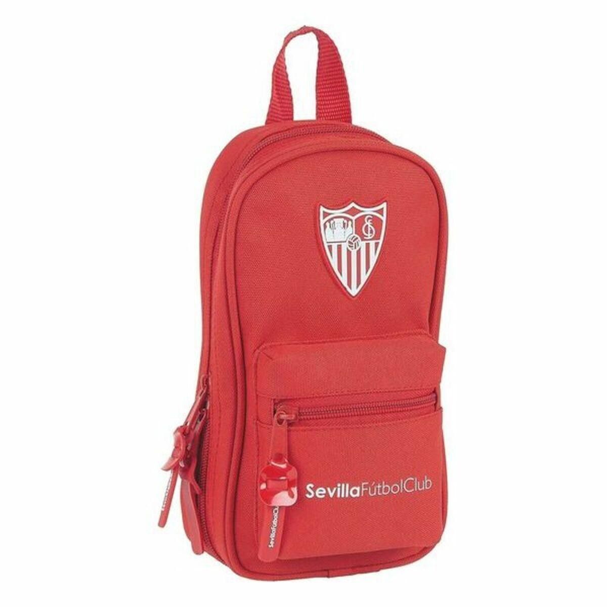 Penalhus rygsæk Sevilla Fútbol Club M747 Rød 12 x 23 x 5 cm (33 Dele)