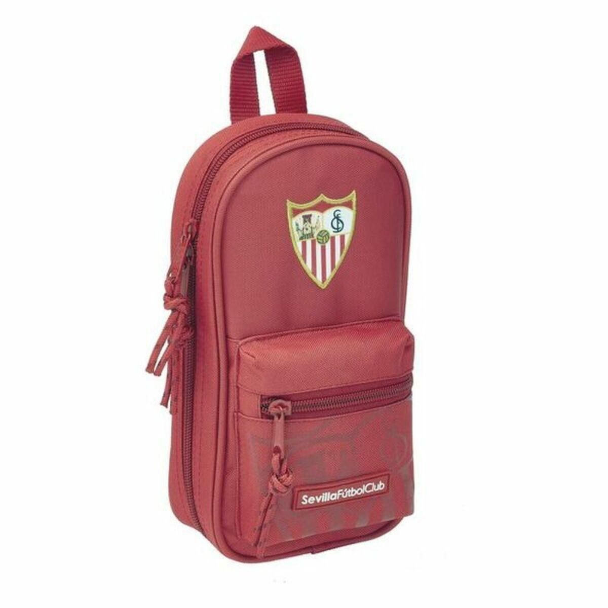 Penalhus rygsæk Sevilla Fútbol Club SAF411956747 Rød 12 x 23 x 5 cm (33 Dele)