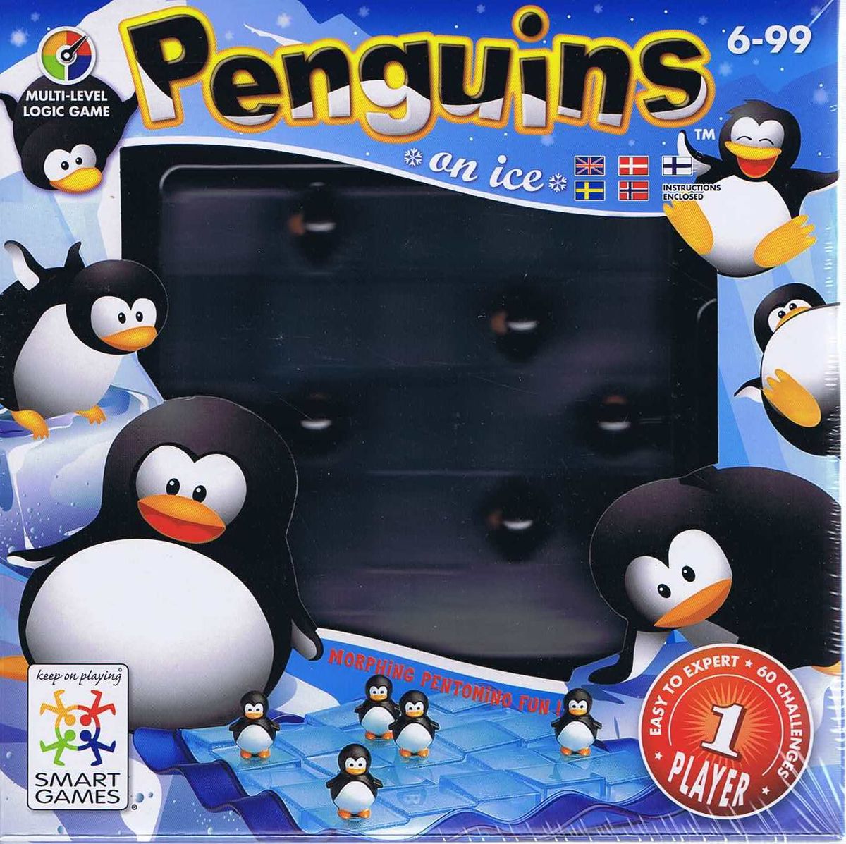 Penguins on ice