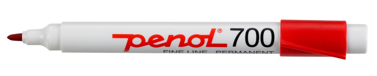 Penol 700 - Spritmarker Rød 1,5 mm Permanent