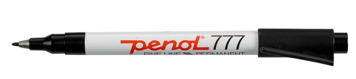 Penol 777 - Spritmarker Sort 1 mm