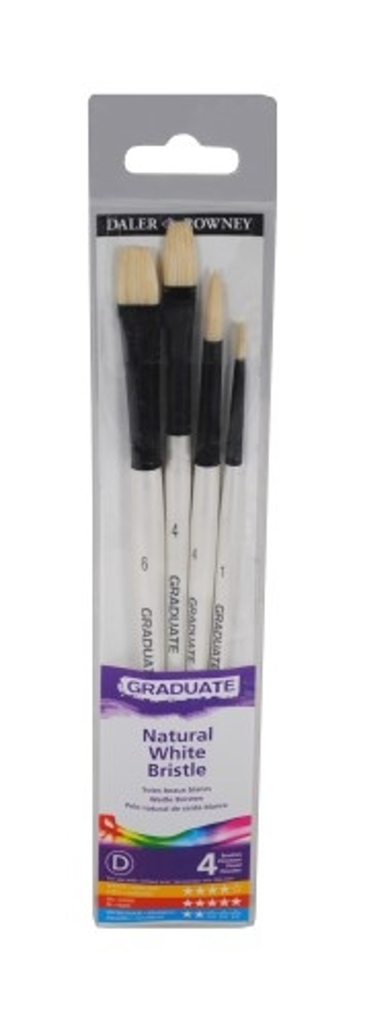 Pensel Graduate Bristle 4-pack