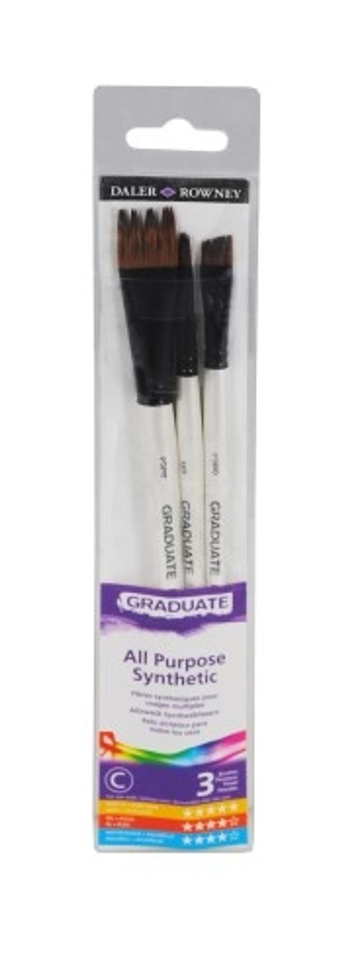 Pensel Graduate Synthetic 3-pack