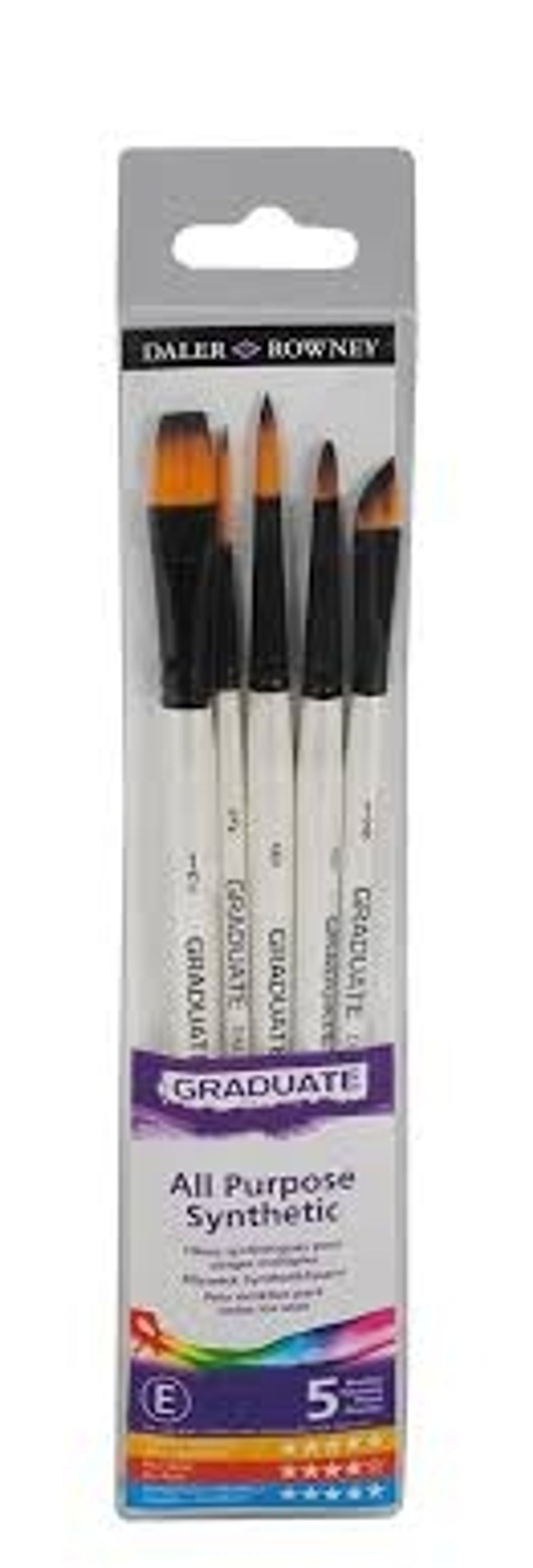 Pensel Graduate Synthetic Watercolour 5-pack