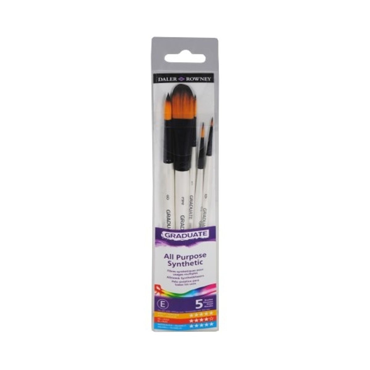 Pensel Graduate synthetic watercolour landscape 5pk