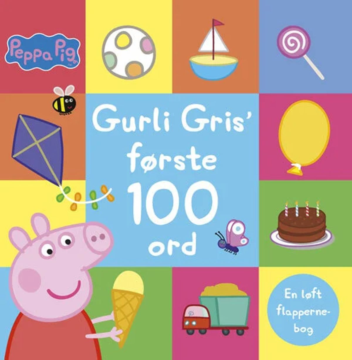 Peppa Pig - Gurli Gris' første 100 ord - En løft flapperne-bog