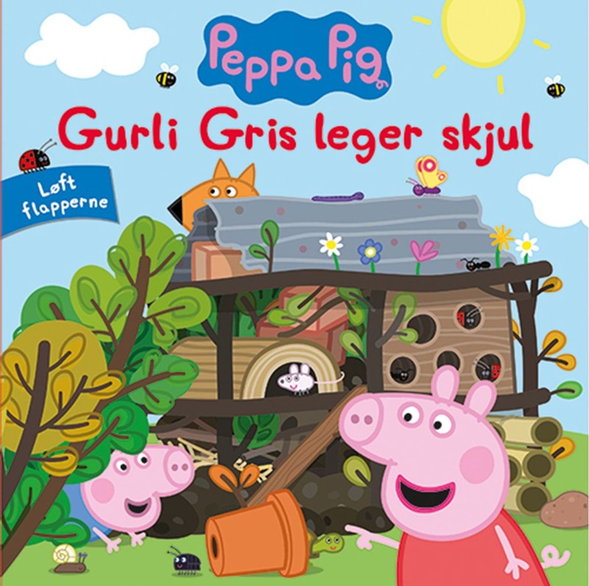 Peppa Pig - Gurli Gris leger skjul - Løft flapperne