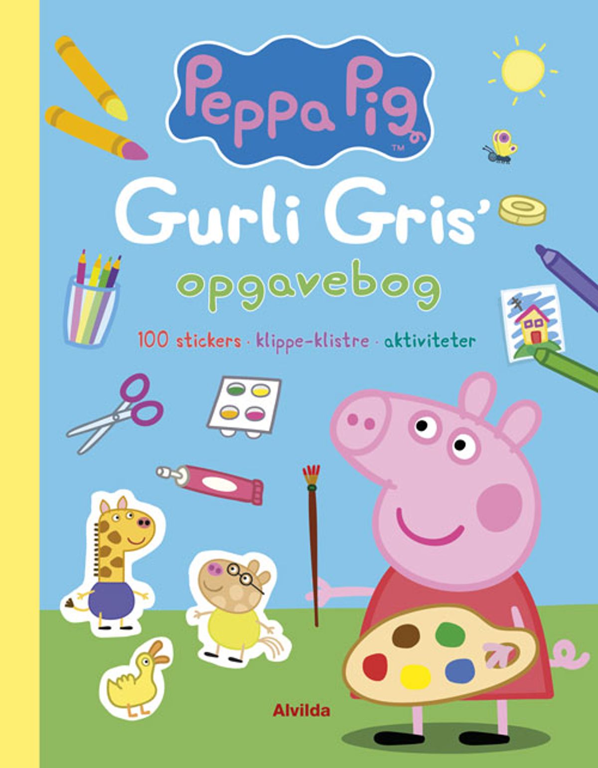 Peppa Pig - Gurli Gris opgavebog (100 stickers, klippe-klistre, aktiviteter)