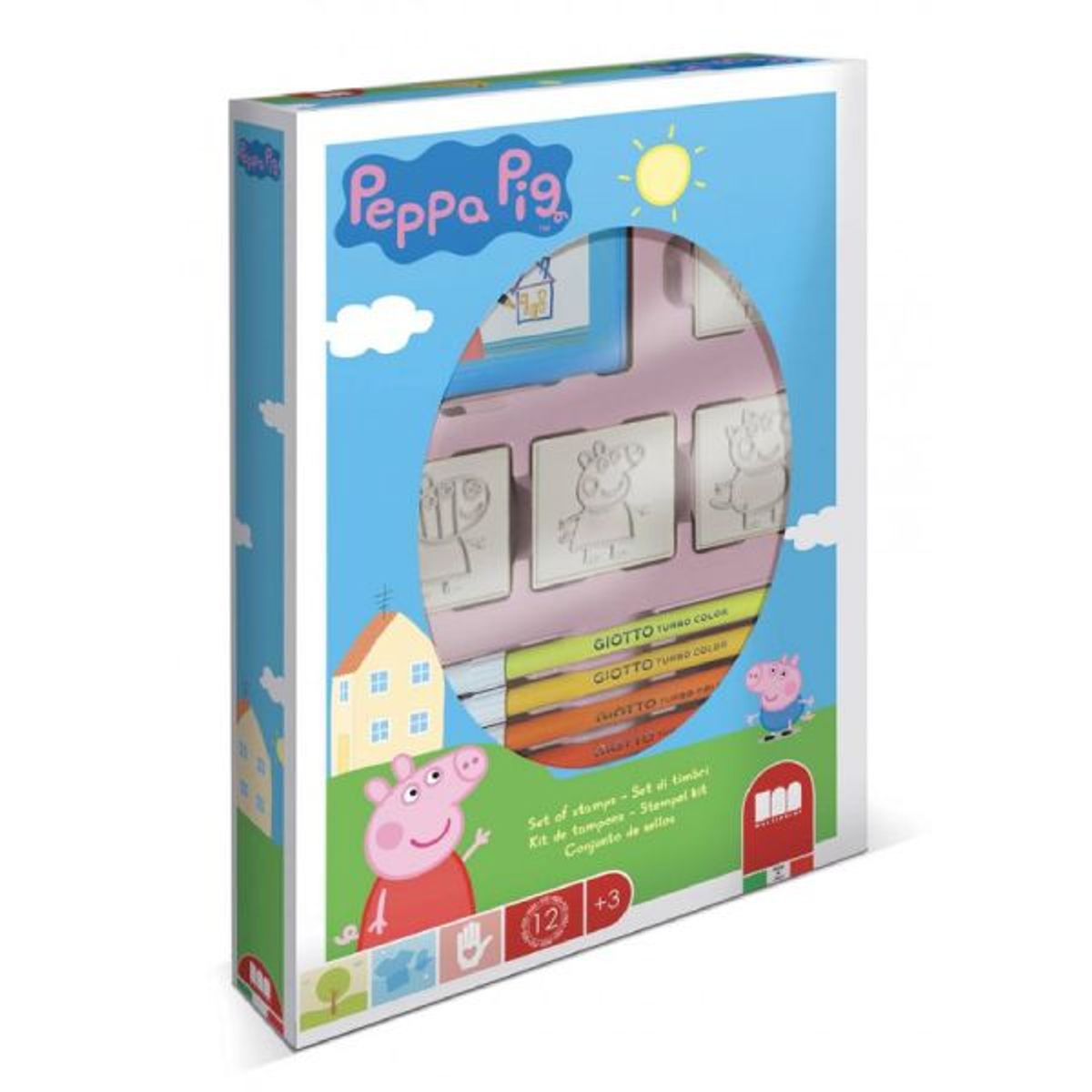 Peppa Pig - Gurli Gris Stempelsæt med 4 stempler