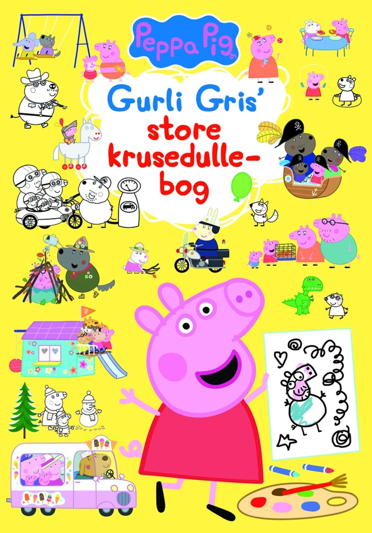 Peppa Pig - Gurli Gris store krusedullebog