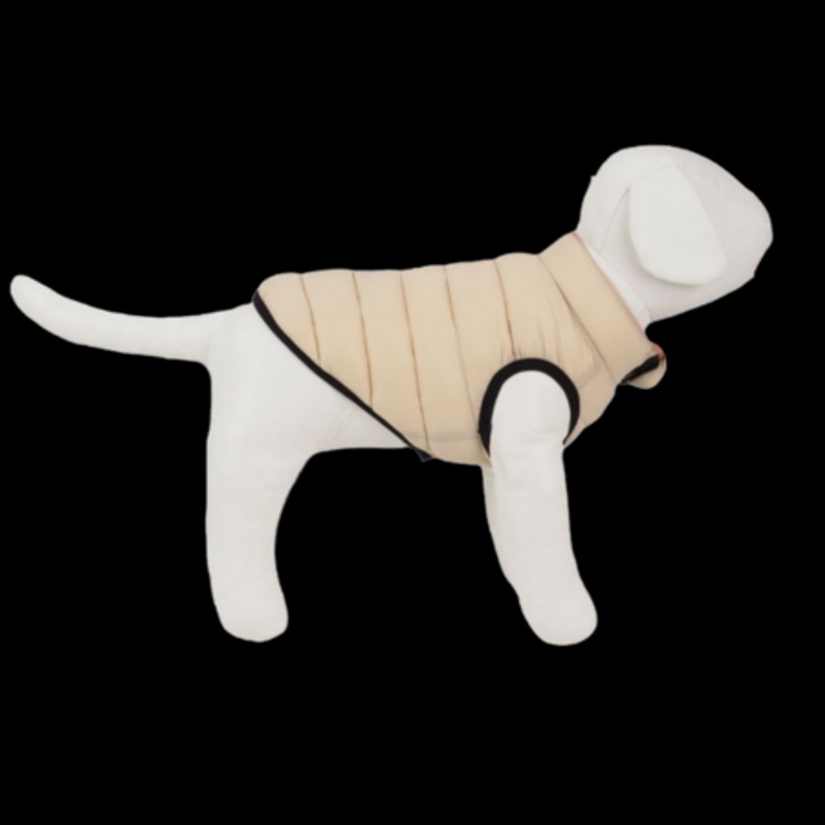 Peppy Buddies Ultra-Light Beige Puf Hundejakke - XXS