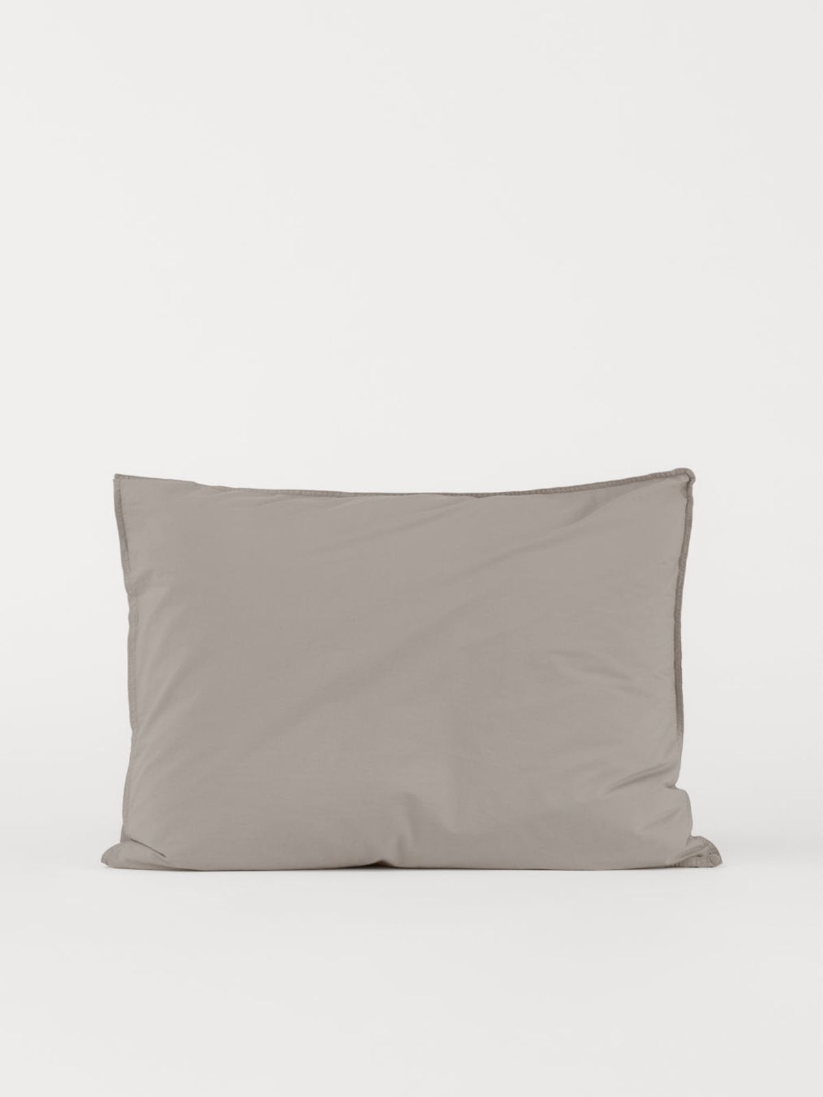 Percale Pillow Case - Stone