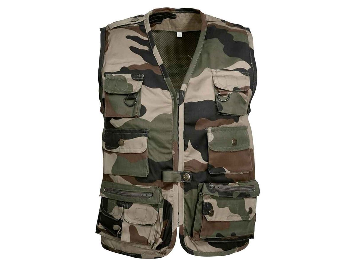 Percussion Camo Jagtvest Til Børn-10 år