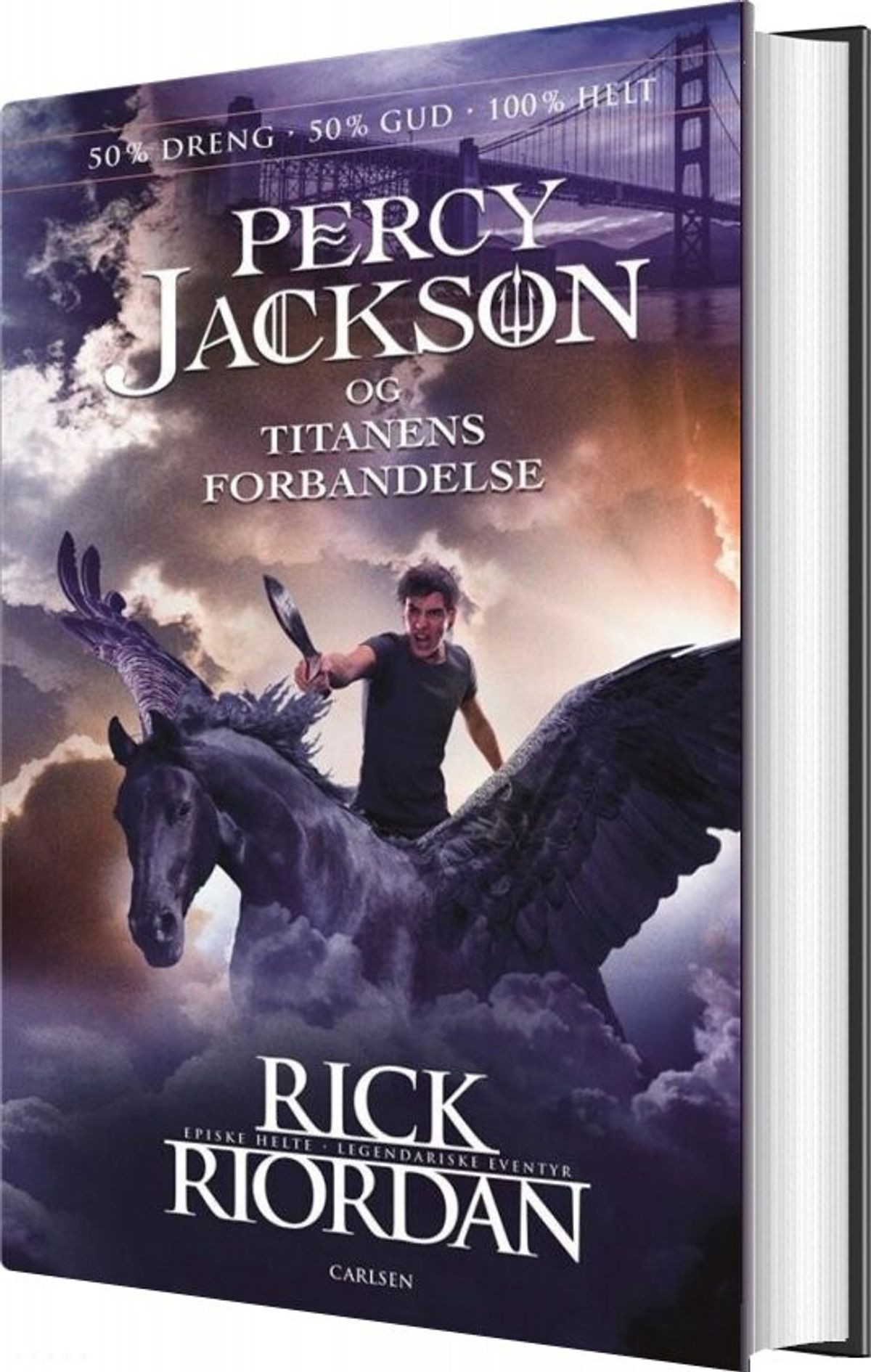 Percy Jackson 3 - Percy Jackson Og Titanens Forbandelse - Rick Riordan - Bog