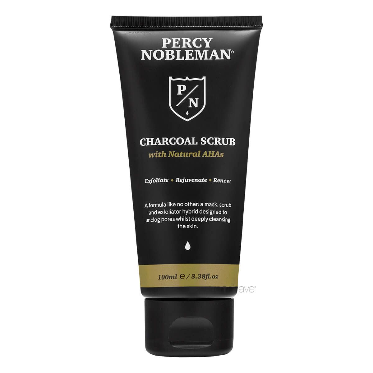 Percy Nobleman Charcoal Scrub, 100 ml.