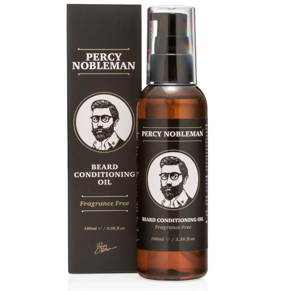 Percy Nobleman Skægolie - Uden duft (100 ml)