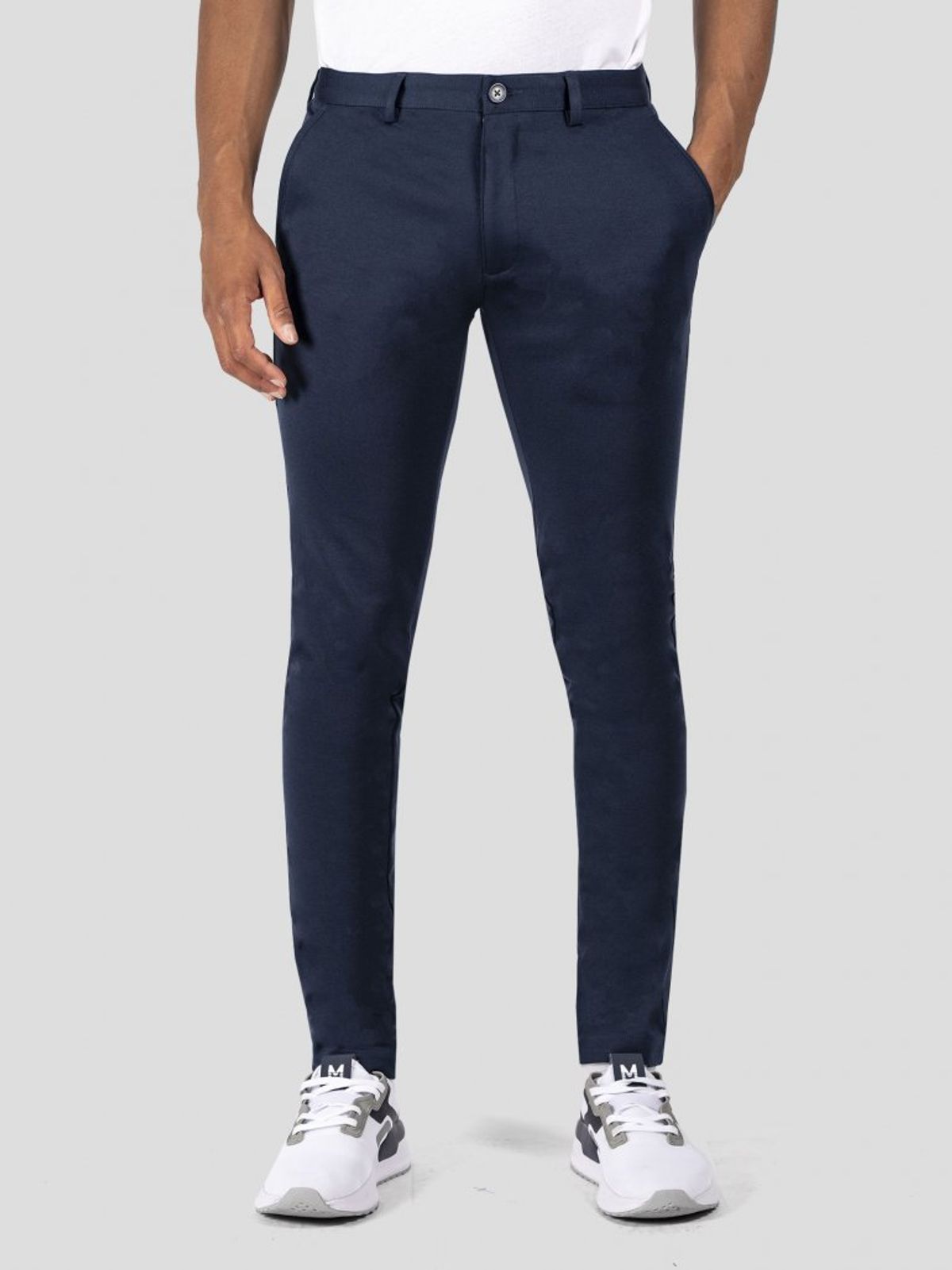 Performance pants i blå - Herre - 30/30 - Stretch bukser