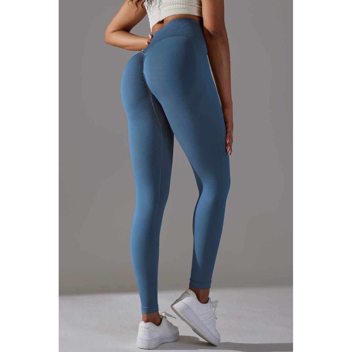 PERFORMANCEPRO scrunch leggings SteelBlue - Small / SteelBlue