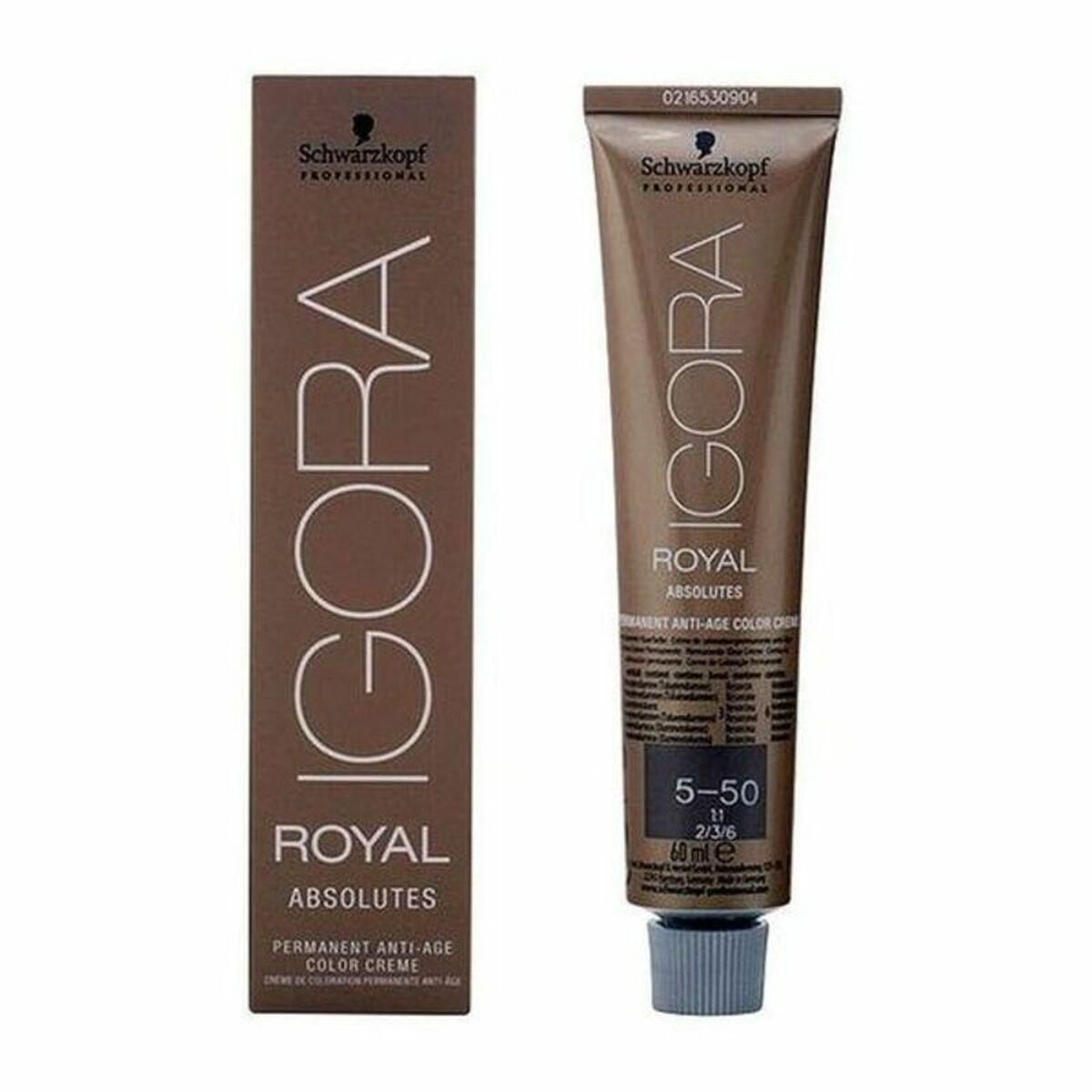 Permanent Anti-Age Farve Igora Royal Absolutes Schwarzkopf 4045787200768 Nº 5-50 Nº 5-50 60 ml