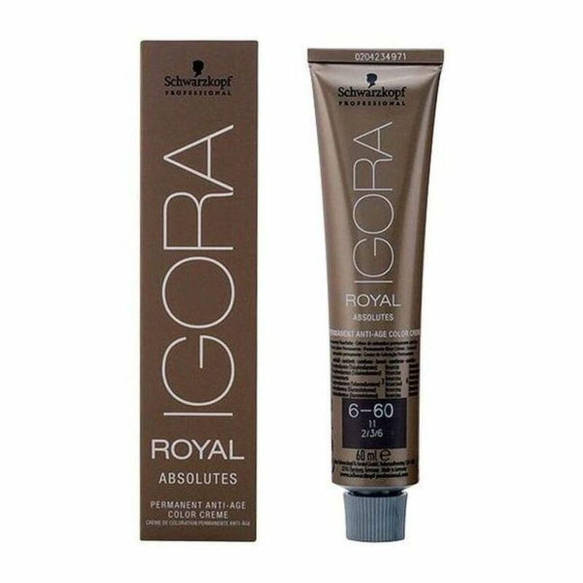 Permanent Anti-Age Farve Igora Royal Absolutes Schwarzkopf 609494 Nº 6-60 Nº 6-60 60 ml