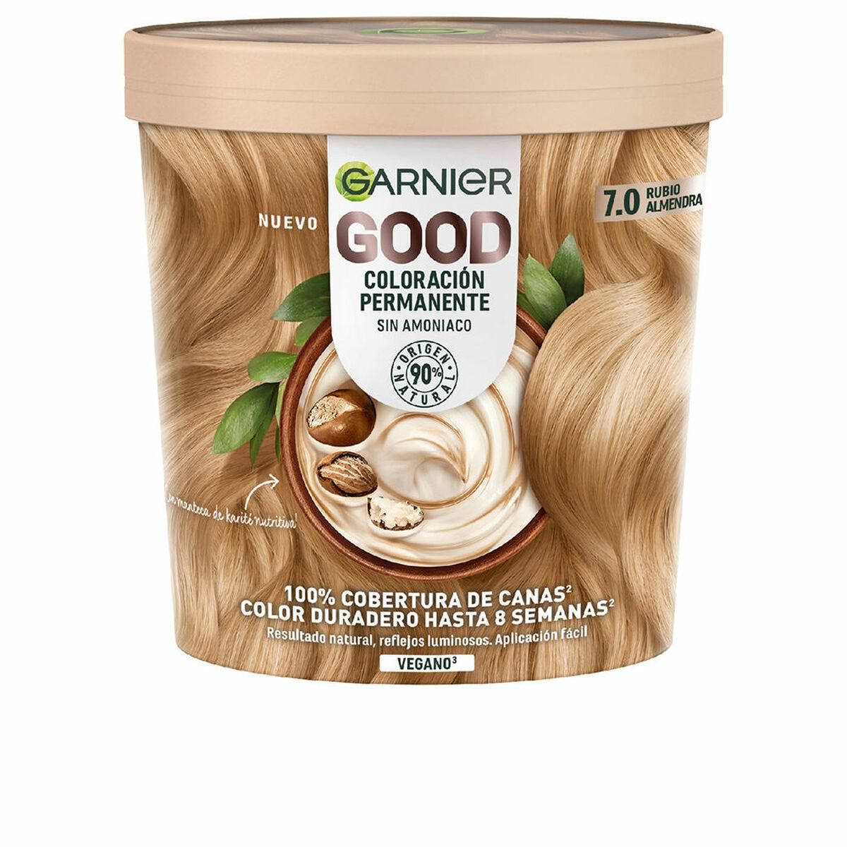 Permanent Farve Garnier Good Nº 7.0 Blond (1 enheder)