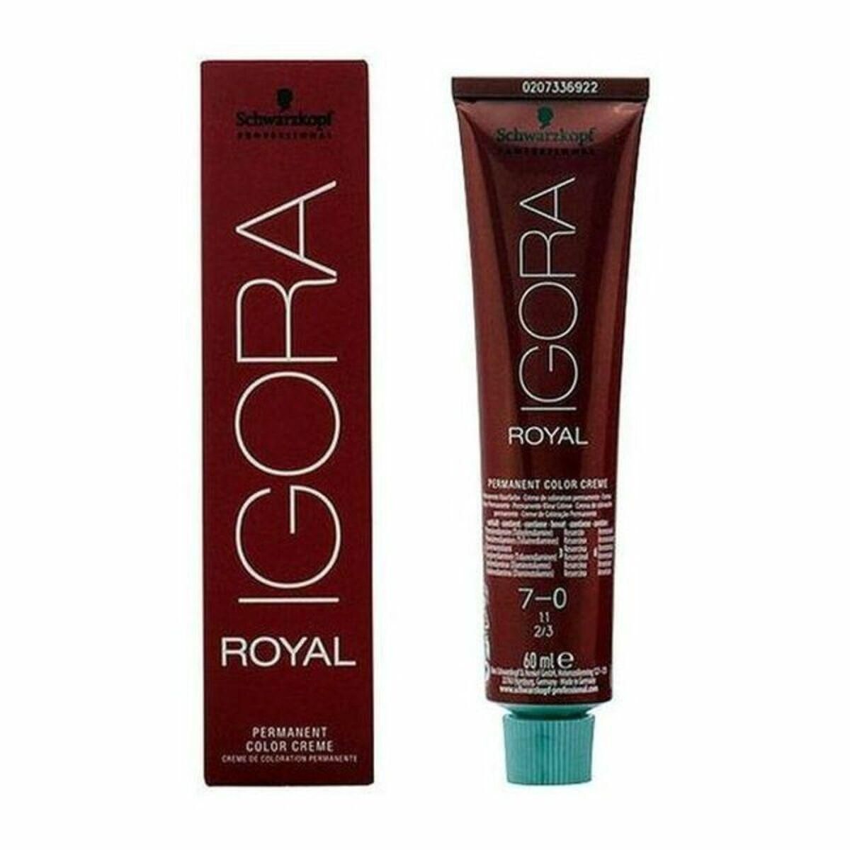 Permanent Farve Igora Royal Schwarzkopf 14608 7-0 Nº 7-0 Nº 9.0-rubio muy claro Nº 8.0-rubio claro 60 ml