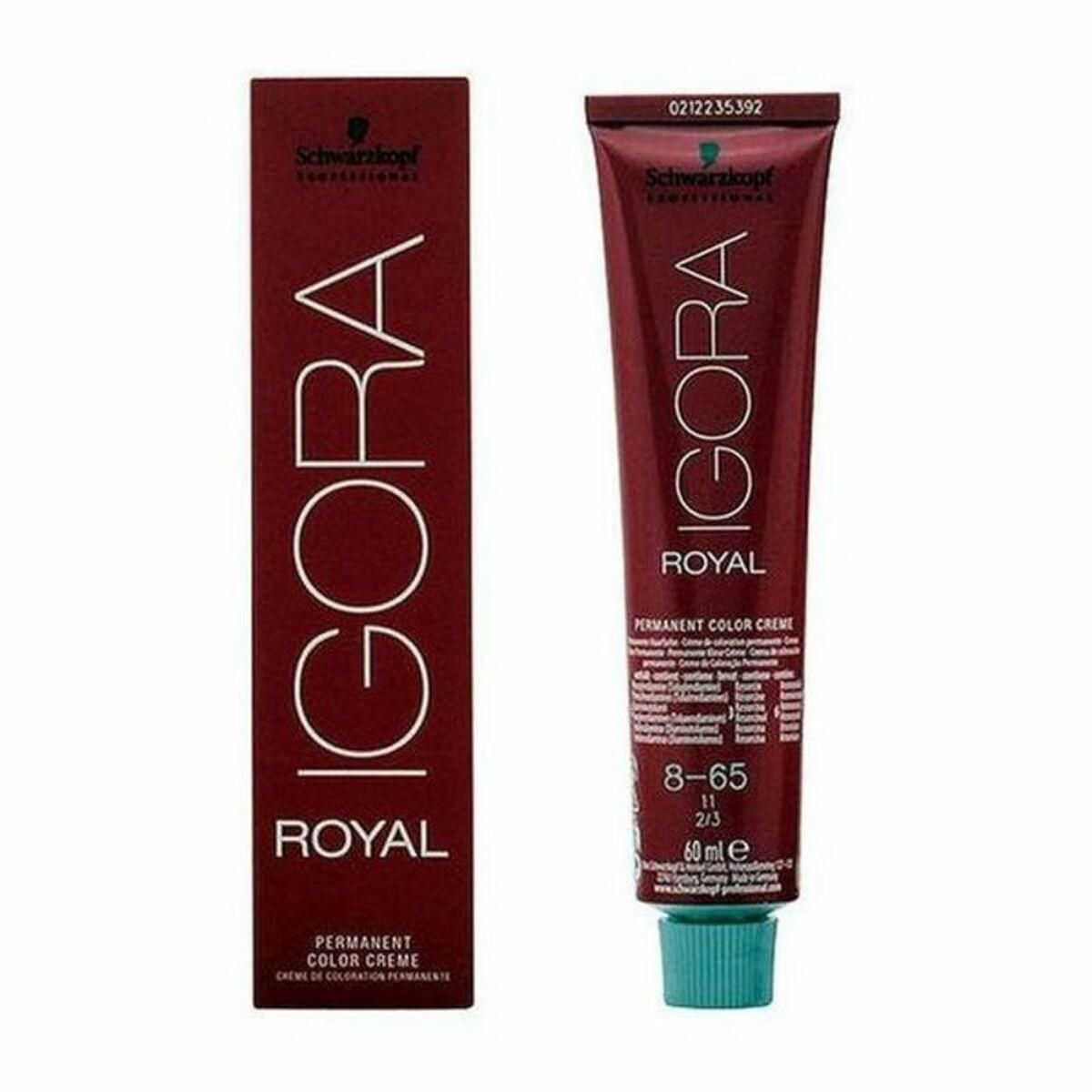 Permanent Farve Igora Royal Schwarzkopf Igora Royal 8-65 Nº 8-65 Nº 9.0-rubio muy claro Nº 8.0-rubio claro 60 ml