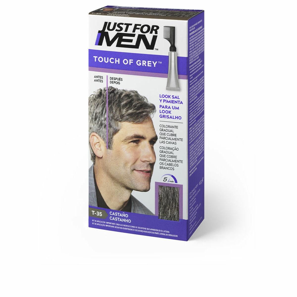 Permanent Farve Just For Men Touch Of Grey Kastanje 40 g