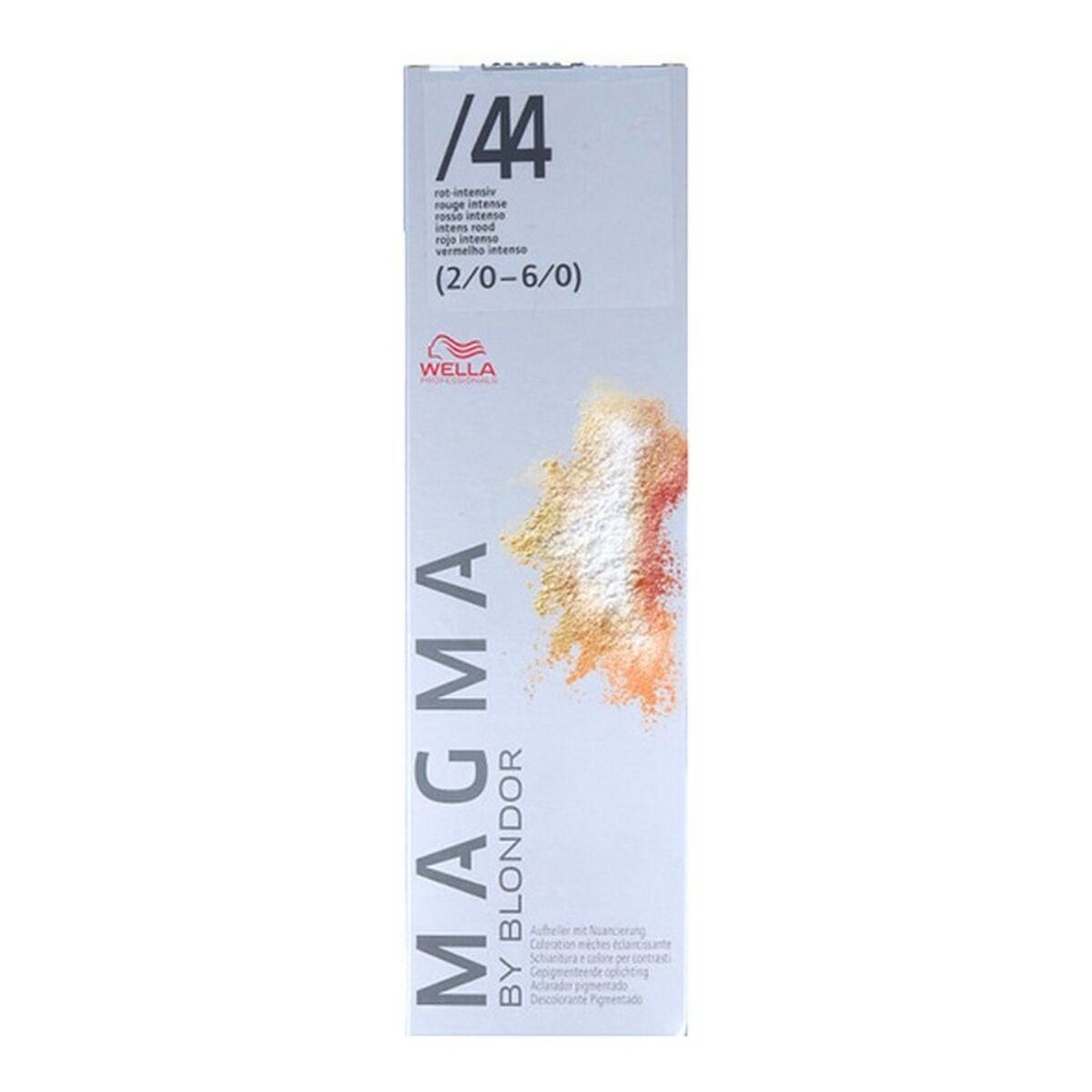 Permanent Farve Magma Color Wella Nº 44 (120 g)