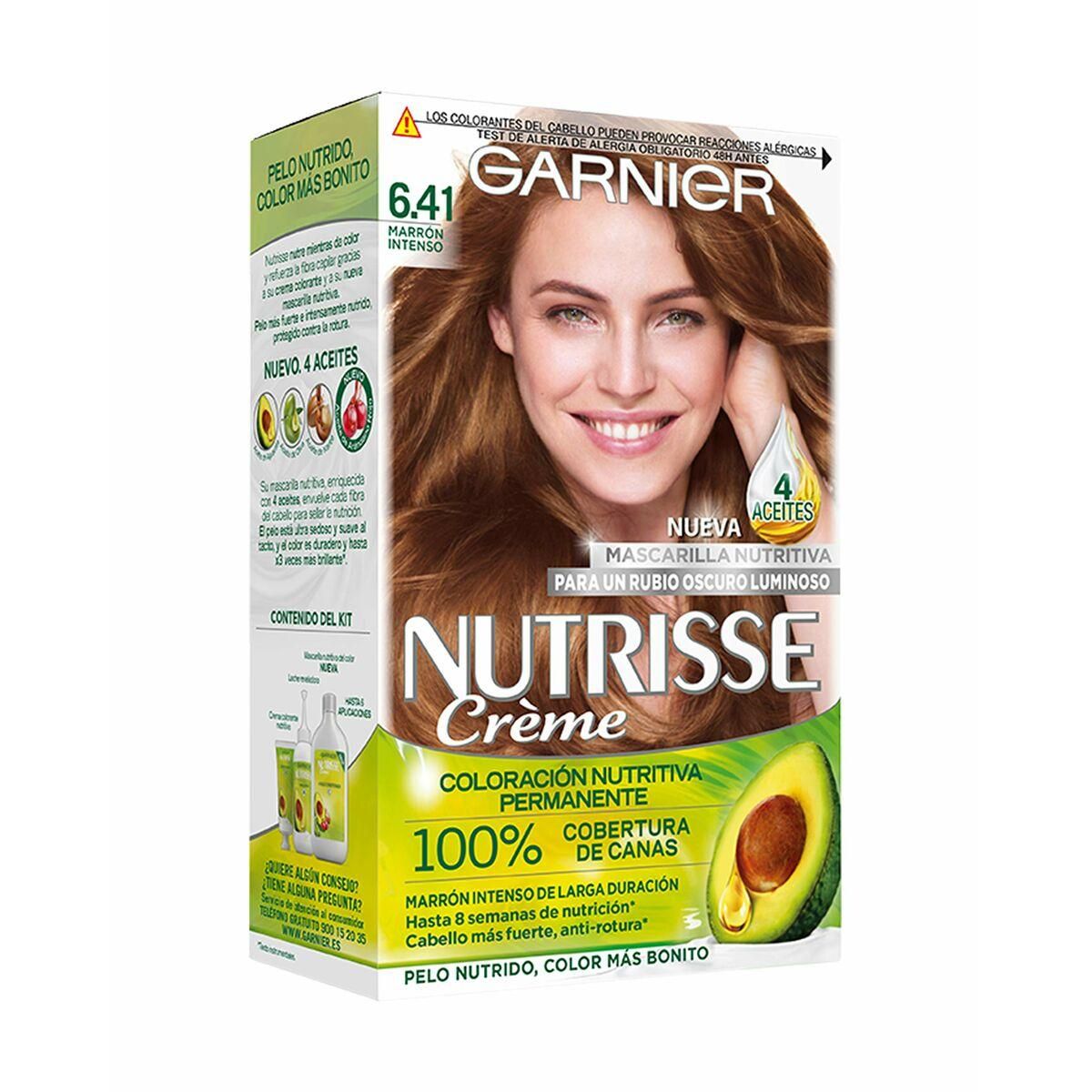 Permanent hårfarve - creme Garnier Nutrisse (3 enheder)