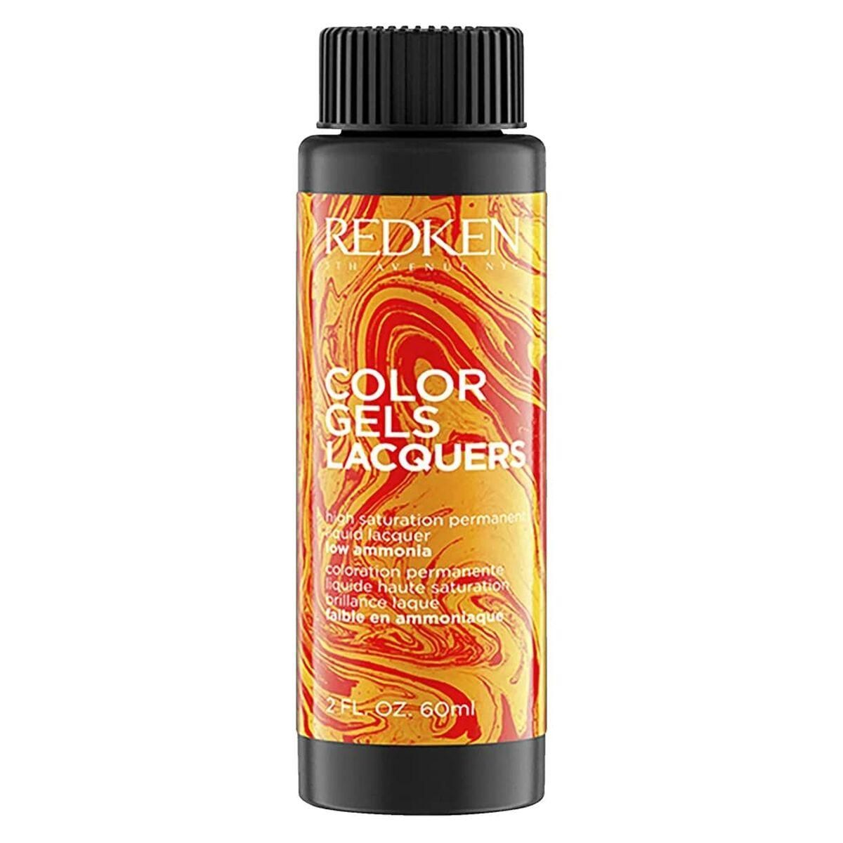 Permanent hårfarve Redken Color Gel Lacquers 4RR-lava (3 x 60 ml)