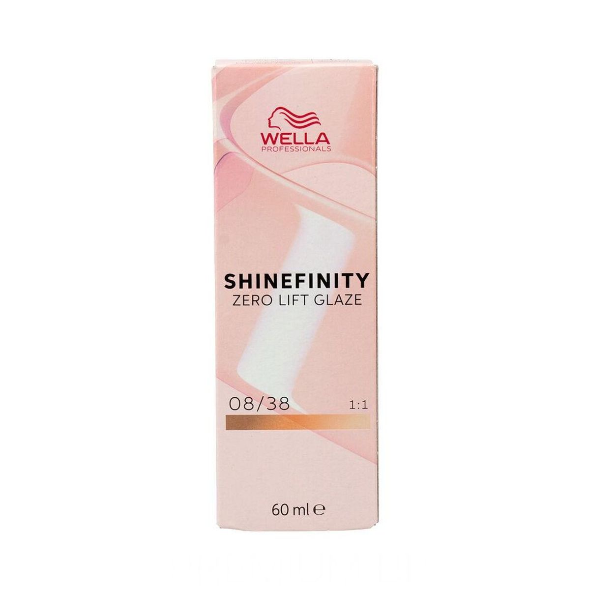 Permanent hårfarve Wella Shinefinity Nº 08/38 (60 ml)