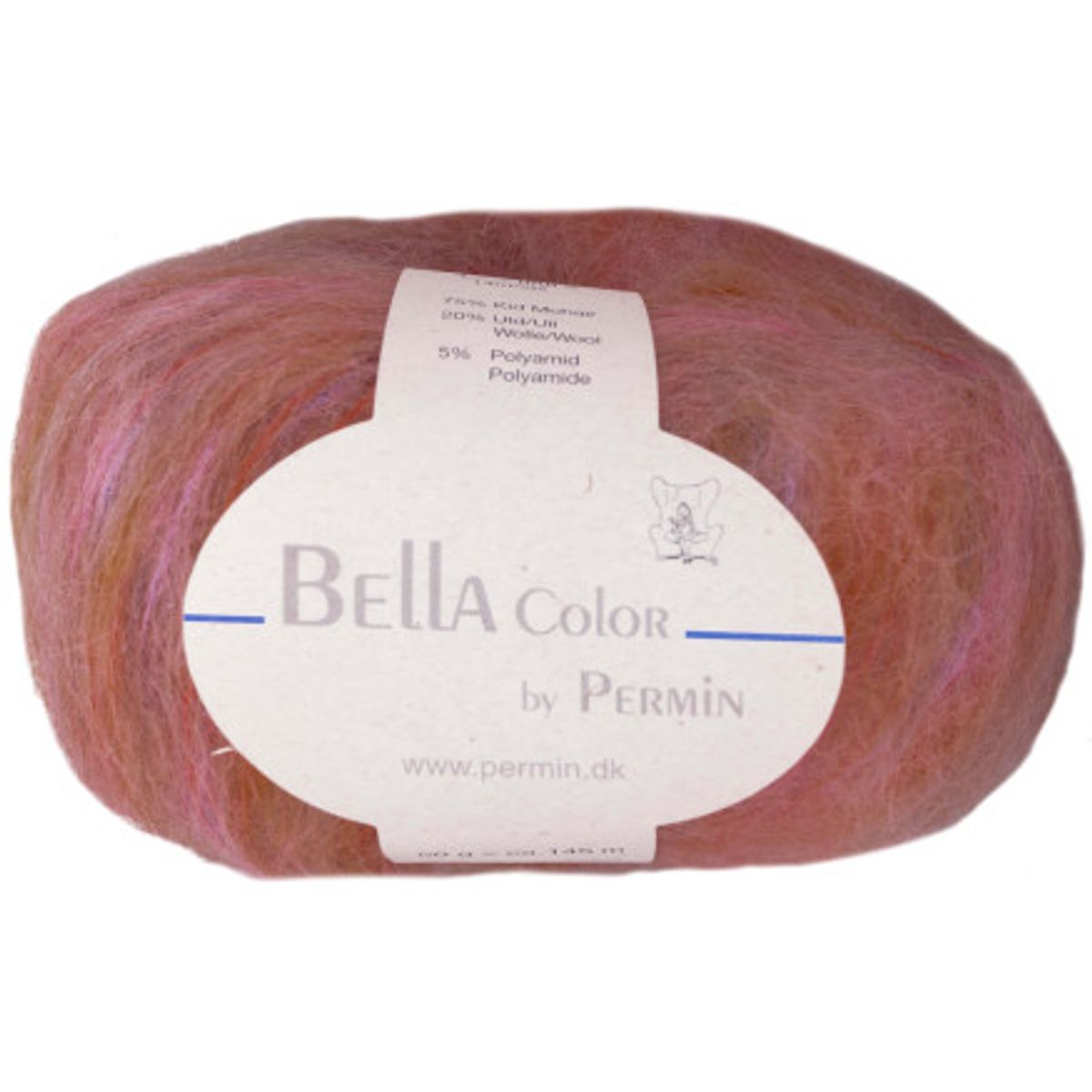 Permin Bella Mohair Garn 52 Orange