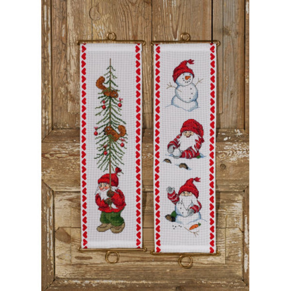 Permin Broderikit Klokkestreng Nisse m/træ 12x39cm