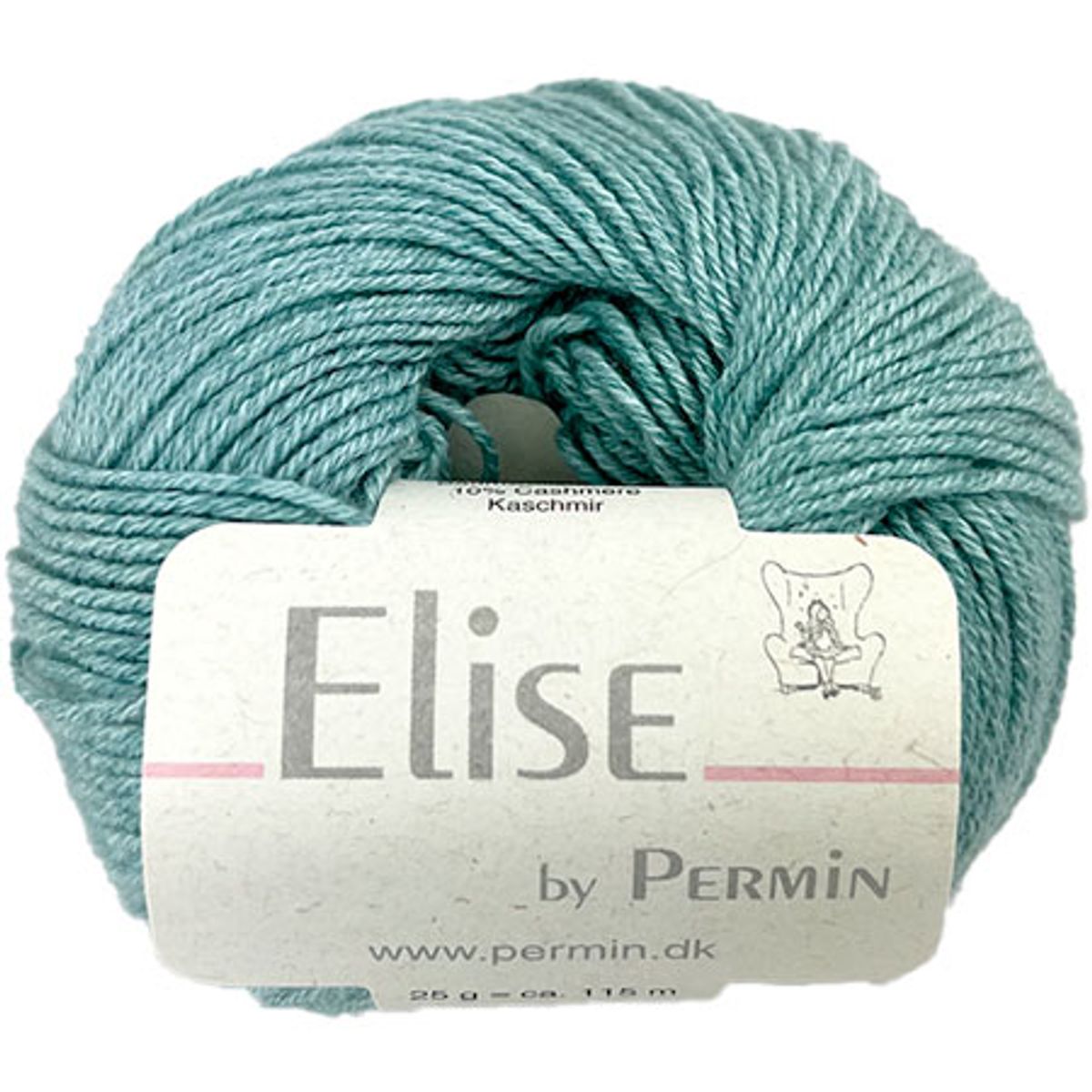 Permin Elise - Bomuld/cashmere - Fv 881113 Jade