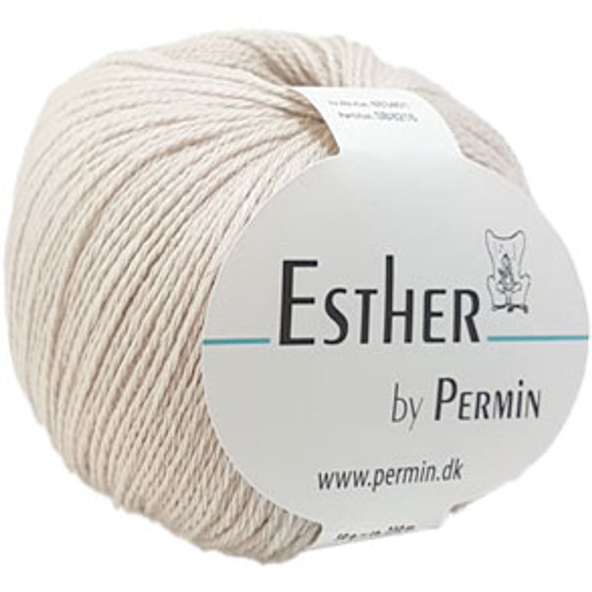 Permin Esther Garn - fv 883401 Lys Beige