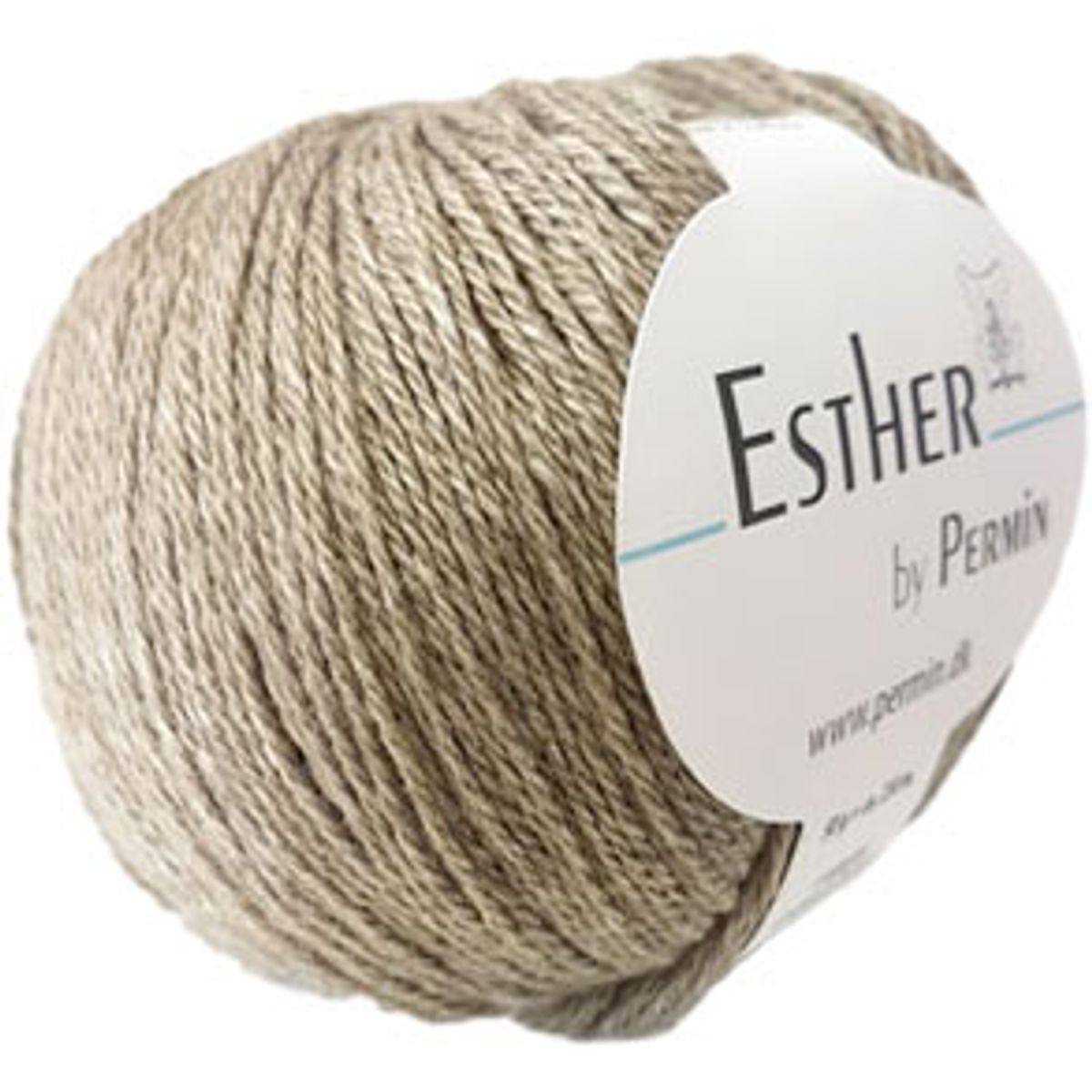 Permin Esther Garn - fv 883404 Mørk Beige