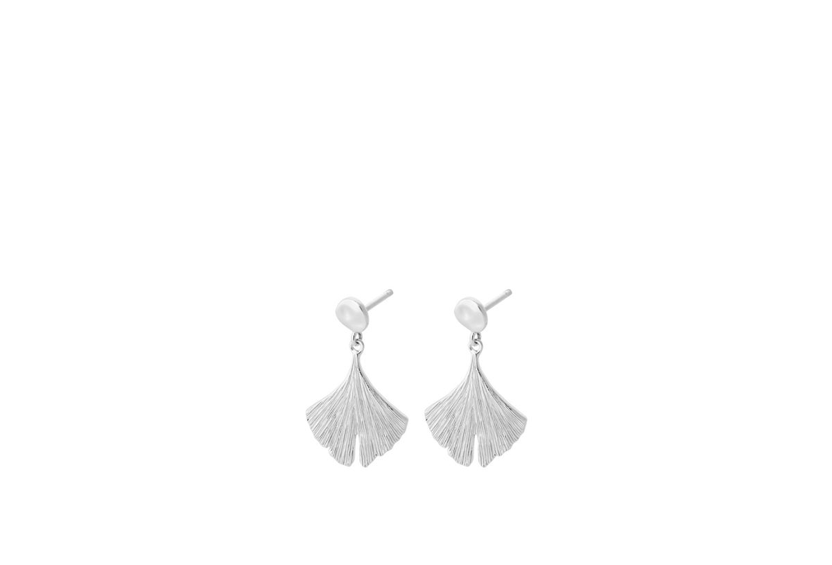 Pernille Corydon Biloba Earrings Sterling Sølv Øreringe