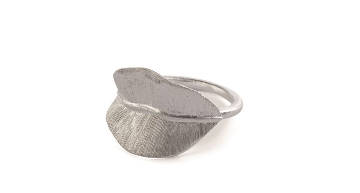 Pernille Corydon Leaf Sterling Sølv Ring R-246-S