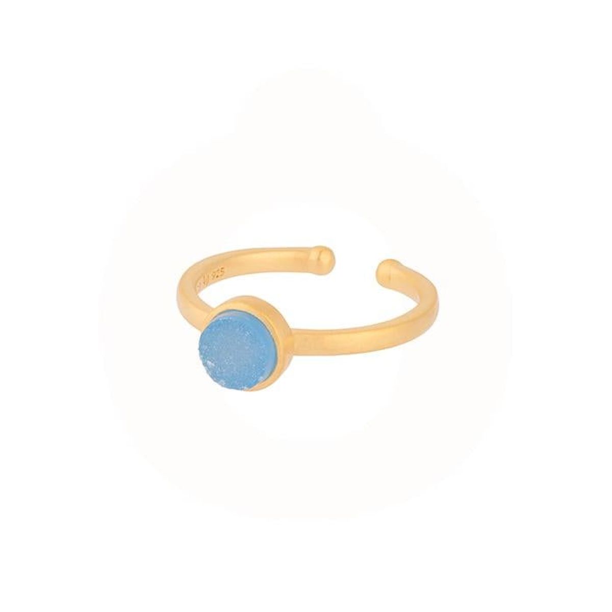 Pernille Corydon - Small Shallow Ring R-082-GP