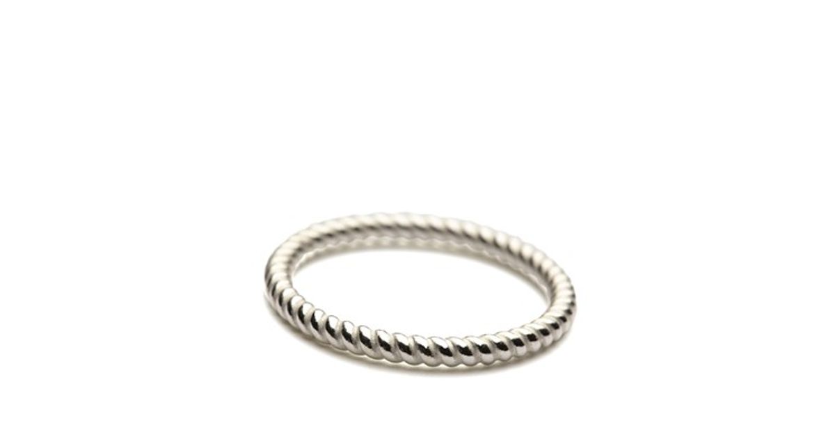 Pernille Corydon Twisted Sterling Sølv Ring R-110-S