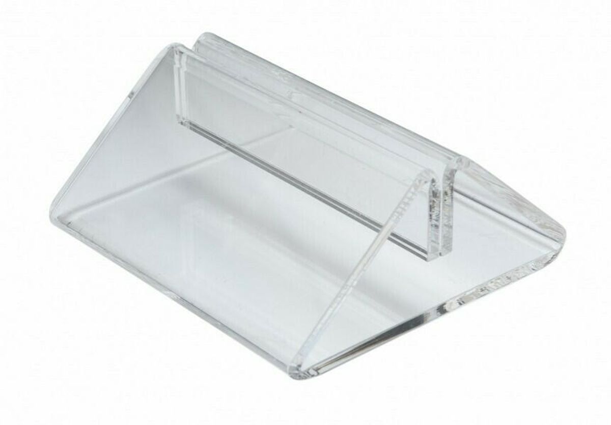 Perspex Telt Type Menu Holder