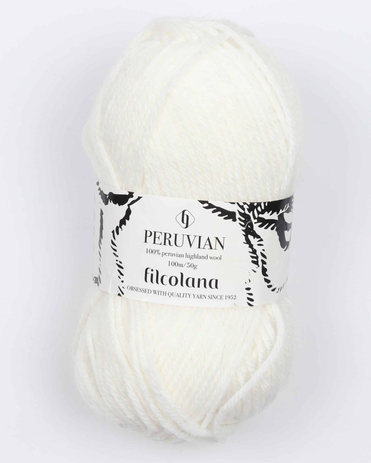 Peruvian Highland Wool fra Filcolana i mange farver - 100 hvid - 100% Peruvian-highland-uld