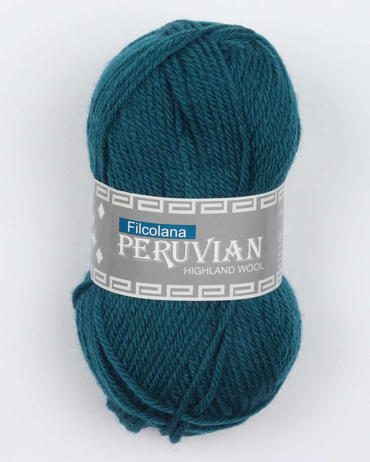 Peruvian Highland Wool fra Filcolana i mange farver - 202 petrol - 100% Peruvian-highland-uld