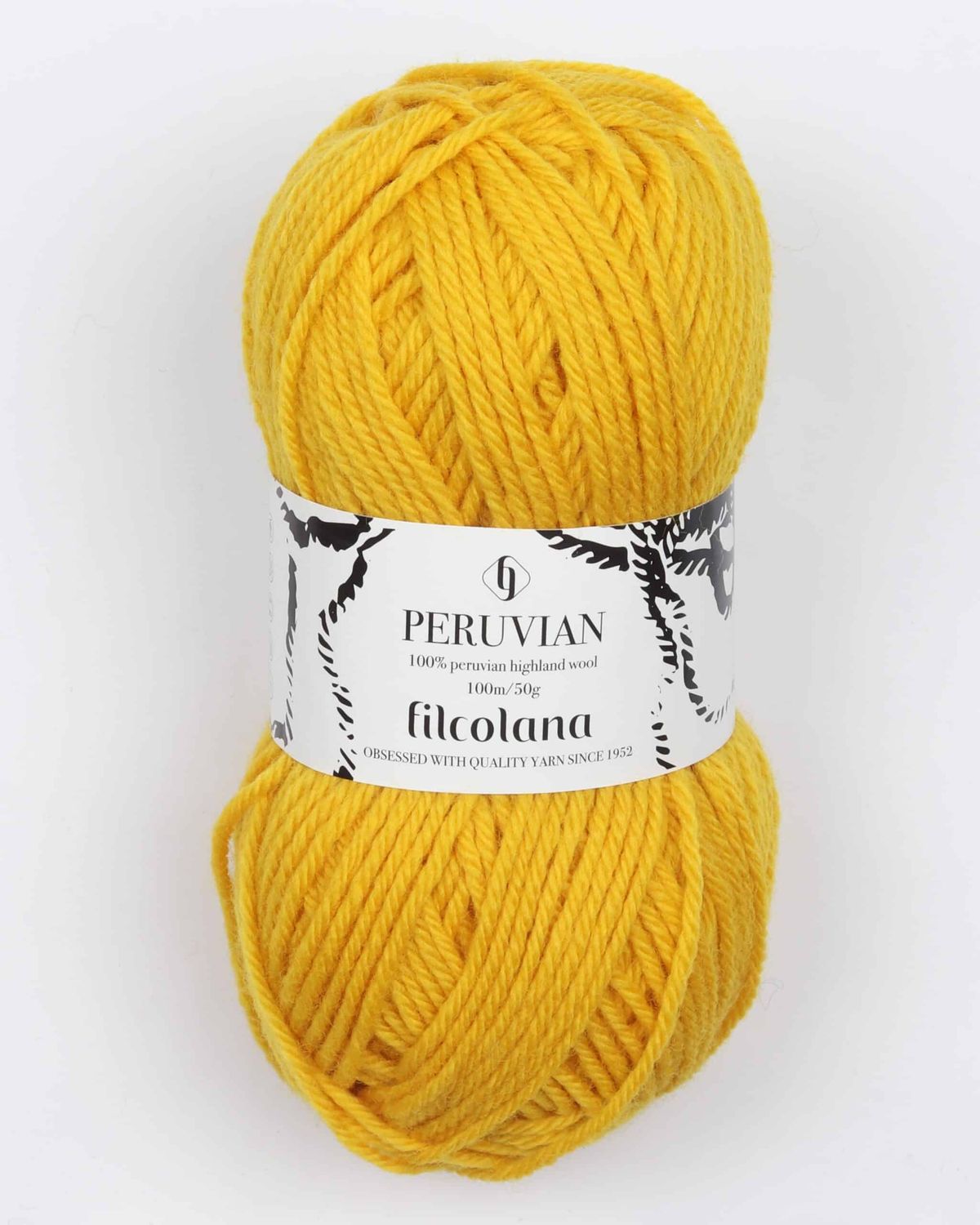 Peruvian Highland Wool fra Filcolana i mange farver - 223 karry - 100% Peruvian-highland-uld