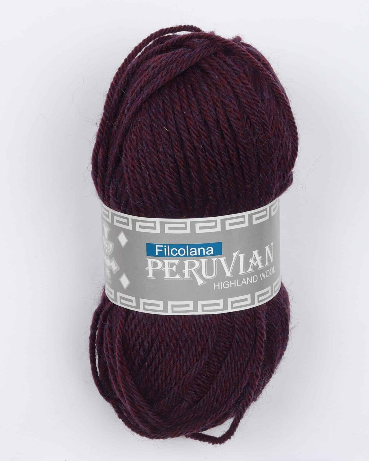 Peruvian Highland Wool fra Filcolana i mange farver - 806 mørkelilla - 100% Peruvian-highland-uld